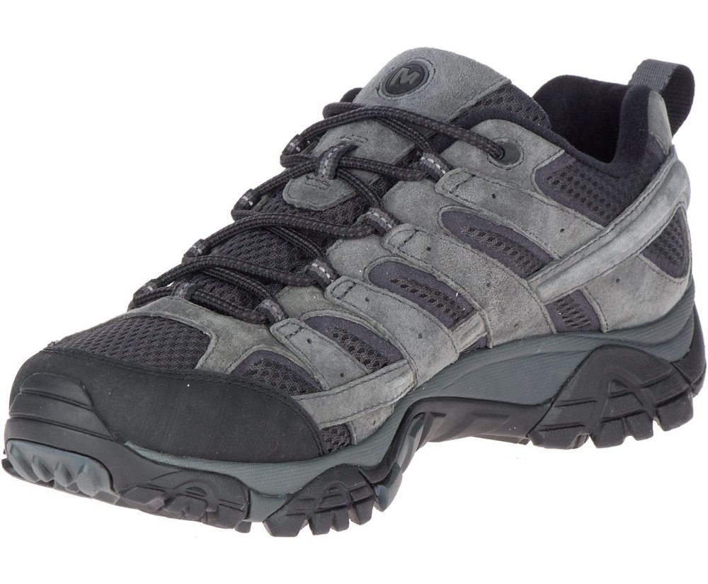 Buty Trekkingowe Merrell Męskie Szare - Moab 2 Ventilator - 209756-VCG